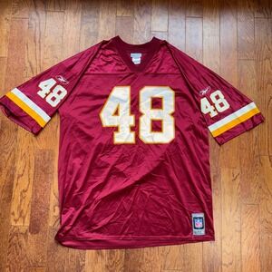 Vintage Washington Redskins Stephen Davis #48 Reebok NFL Football Jersey Size XL